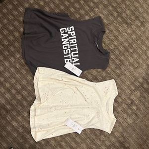 Spiritual gangster muscle tanks. New with tags. Notice sizes.